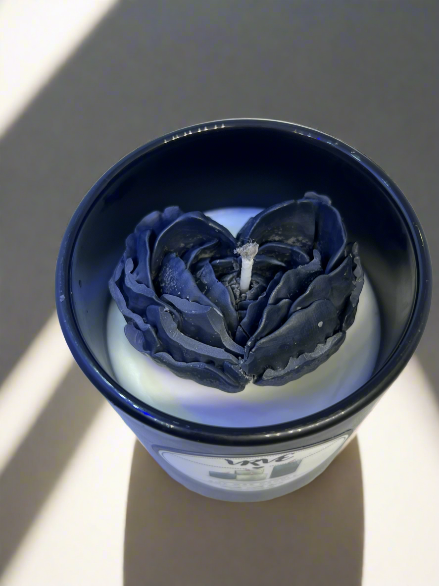 Black jar candle